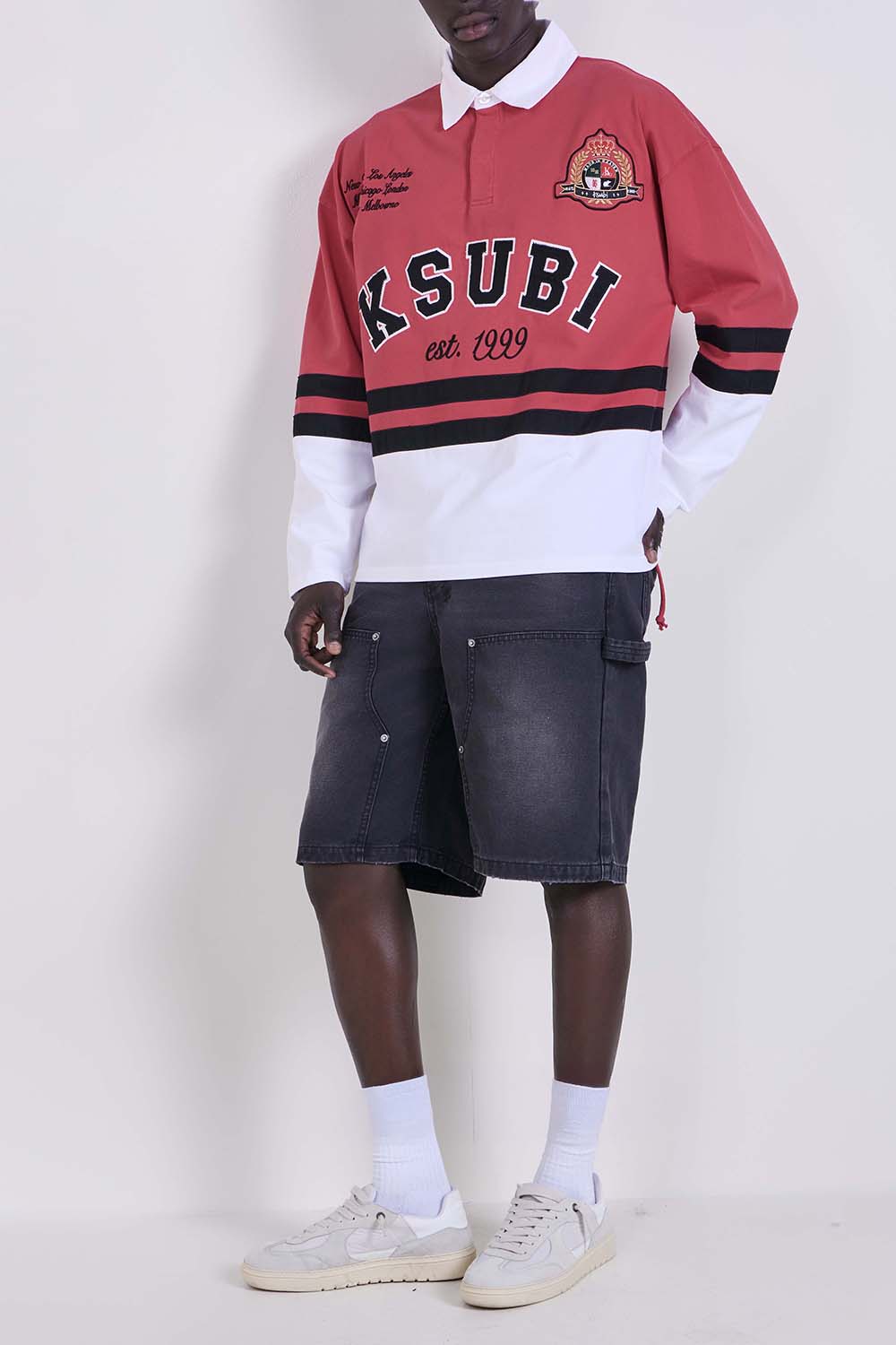 מכנסי ג'ינס קצרים אוברסייז